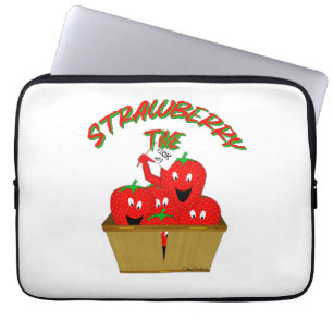 Strawberry Time! Laptop Sleeve