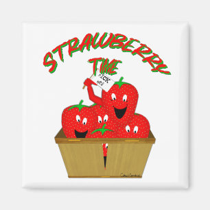 Strawberry Time! Magnet