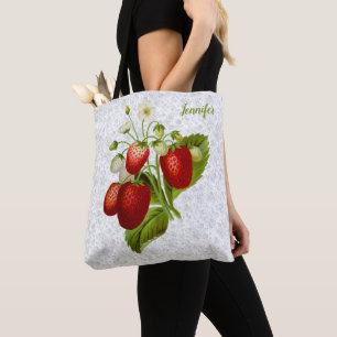 Strawberry Tote Bag Lace