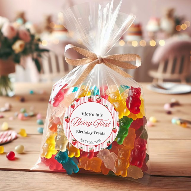  Strawberry Treat Bag Label (Creator Uploaded)