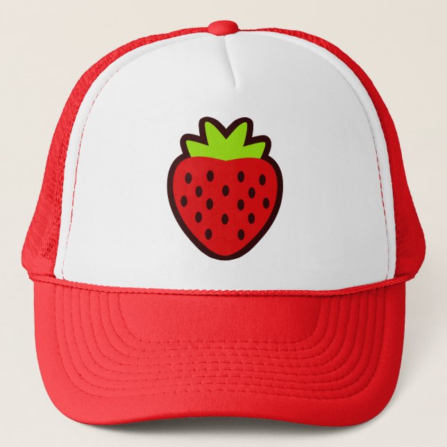 STRAWBERRY TRUCKER HAT (Front)