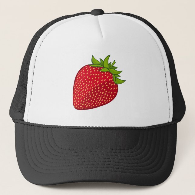 Strawberry Trucker Hat (Front)