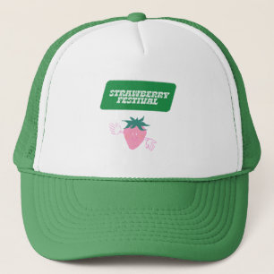 Strawberry Trucker Hat