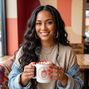 Strawberry Two-Tone Coffee Mug