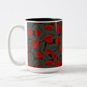 Strawberry Two-Tone coffee mug