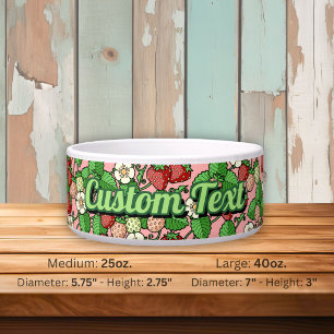 Strawberry Vine Pattern Bowl