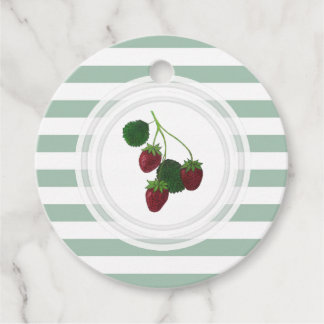 Strawberry Vine Personalised Favour Tags