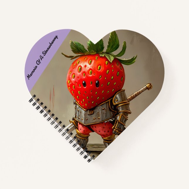 Strawberry Warrior Notebook (Front)