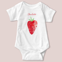 Strawberry Watercolor Personalised