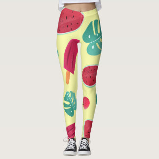 Strawberry Watermelon  Leggings
