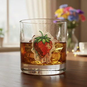 Strawberry Whiskey Glass