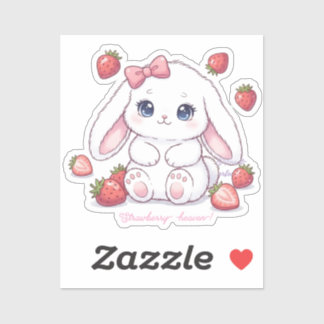 Strawberry Wonderland Bunny - Anime Style Kawaii