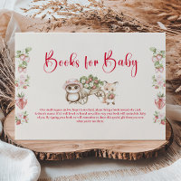 Strawberry Woodland Baby Shower Books for Baby 