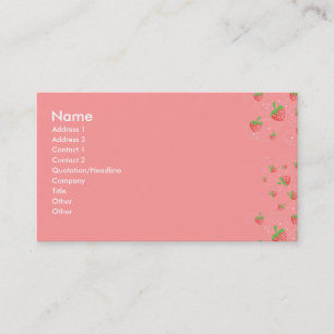 Strawberry Works Business Card