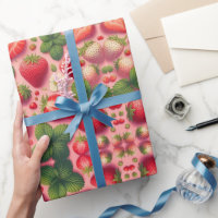Strawberry Wrapping Paper