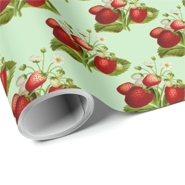Strawberry  wrapping paper (Roll Corner)