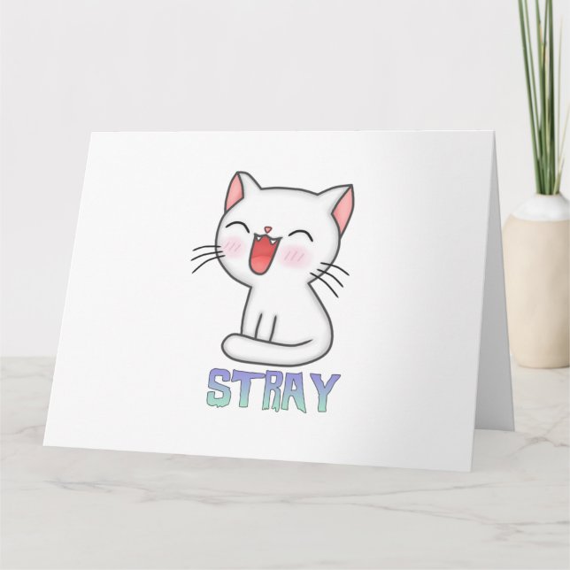 Stray Game - Stray - Stray Cat - Stray Cat Game! C Card (Front)
