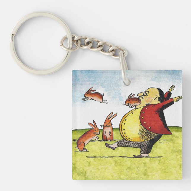 Stray Hares Key Ring (Front)