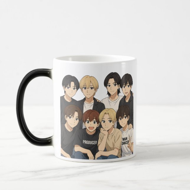 Stray Kids Anime Graphic  Magic Mug (Left)