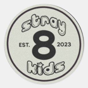 Stray Kids [stickers] Classic Round Sticker