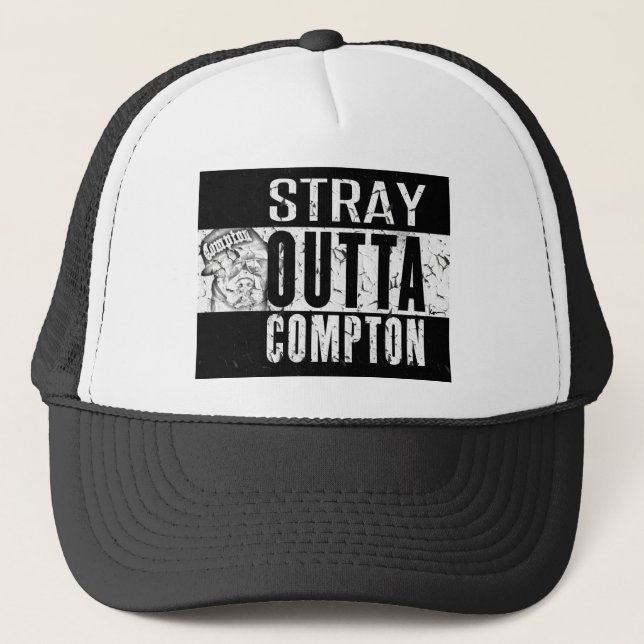 STRAY OUTTA COMPTON TRUCKER HAT (Front)