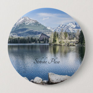 Strbske Pleso, High Tatras, Slovakia, 10 Cm Round Badge