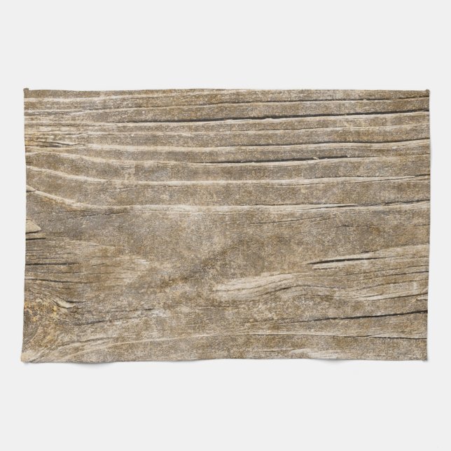 Streaked wood background tea towel (Horizontal)