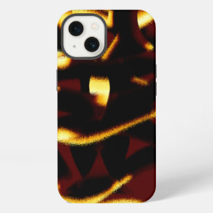 Streaks burnt yellow looks terry or flawed spray iPhone 13 case