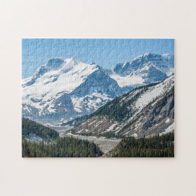 Stream along Icefields Parkway Highway 93 - Canada Jigsaw Puzzle (Horizontal)