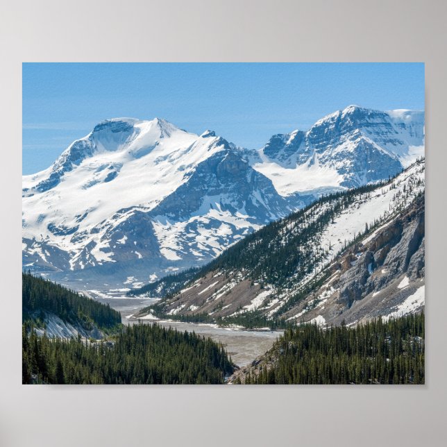 Stream along Icefields Parkway Highway 93 - Canada Poster (Front)