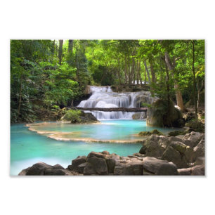 Stream in the Tropical Forest Photo Print