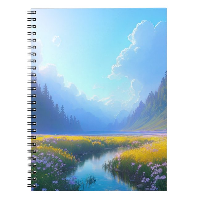 Stream Serenade Notebook (Front)
