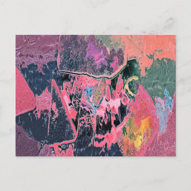 STREAM WATER ABSTRACT POSTCARD (Front)