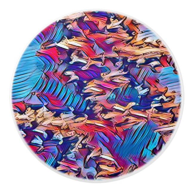 STREAM WATER   CERAMIC KNOB (Front)