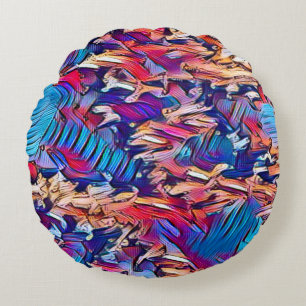 STREAM WATER ROUND CUSHION