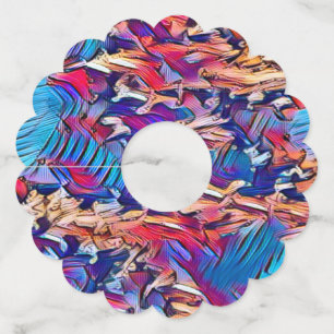 STREAM WATER WINE GLASS TAG