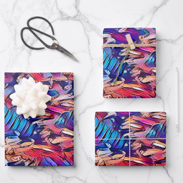 STREAM WATER    WRAPPING PAPER SHEET (Front)