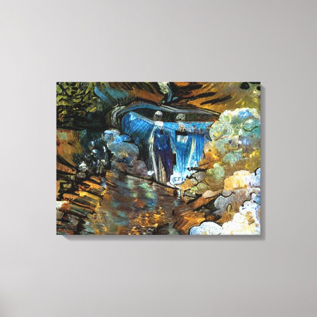 STREAM WATERFALL CANVAS PRINT (Front)