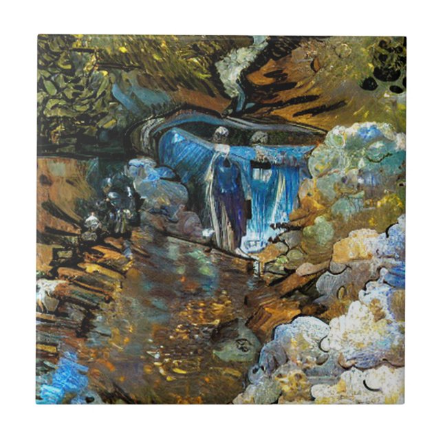 STREAM WATERFALL TILE (Front)