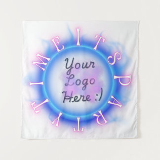 Streamer Party Time Backdrop Tapestry