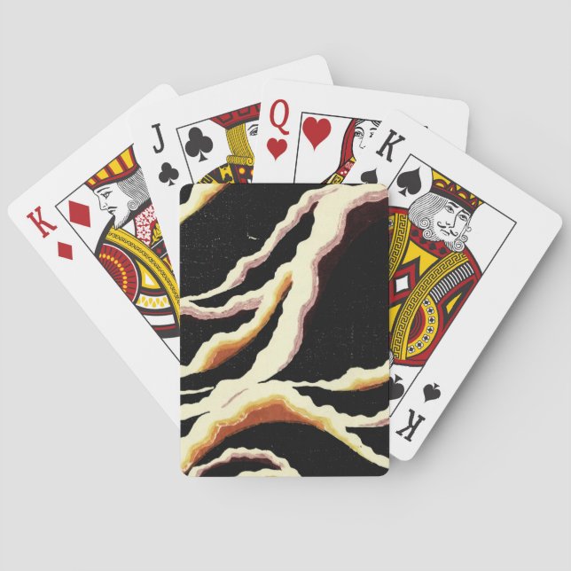 Streamers Decorative Design 1902 Playing Cards (Back)