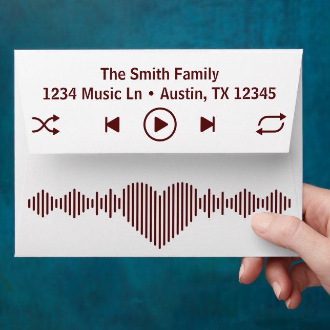 Streaming Music Player Red Envelope (Hand)