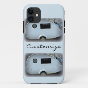 Streamlined teardrop trailer gypsy caravan Case-Mate iPhone case