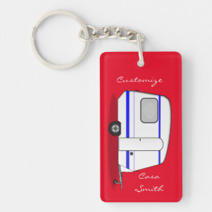 Streamlined trailer gypsy caravan Thunder_Cove Key Ring