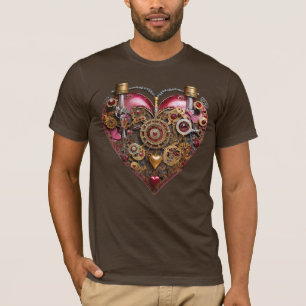 Streampunk Heart Ruby Valentine T-Shirt