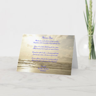 Streams From Poetry Greeting Card