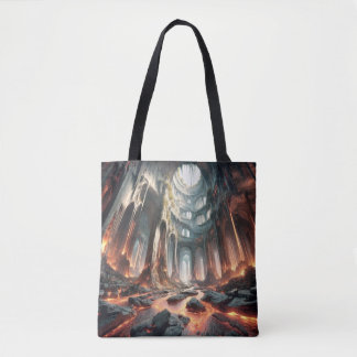 Streams of Lava Tote Bag