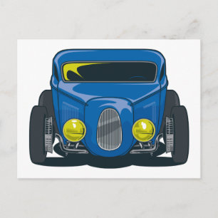 Streed Rod (Blue) Postcard