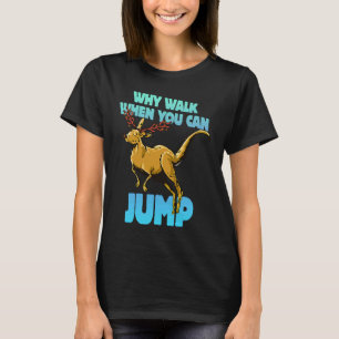 Street Acrobat Why Walk When You Can Jump Parkour T-Shirt