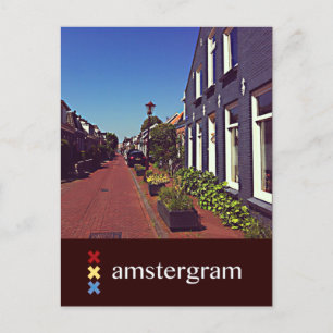 Street Amstergram Postcard